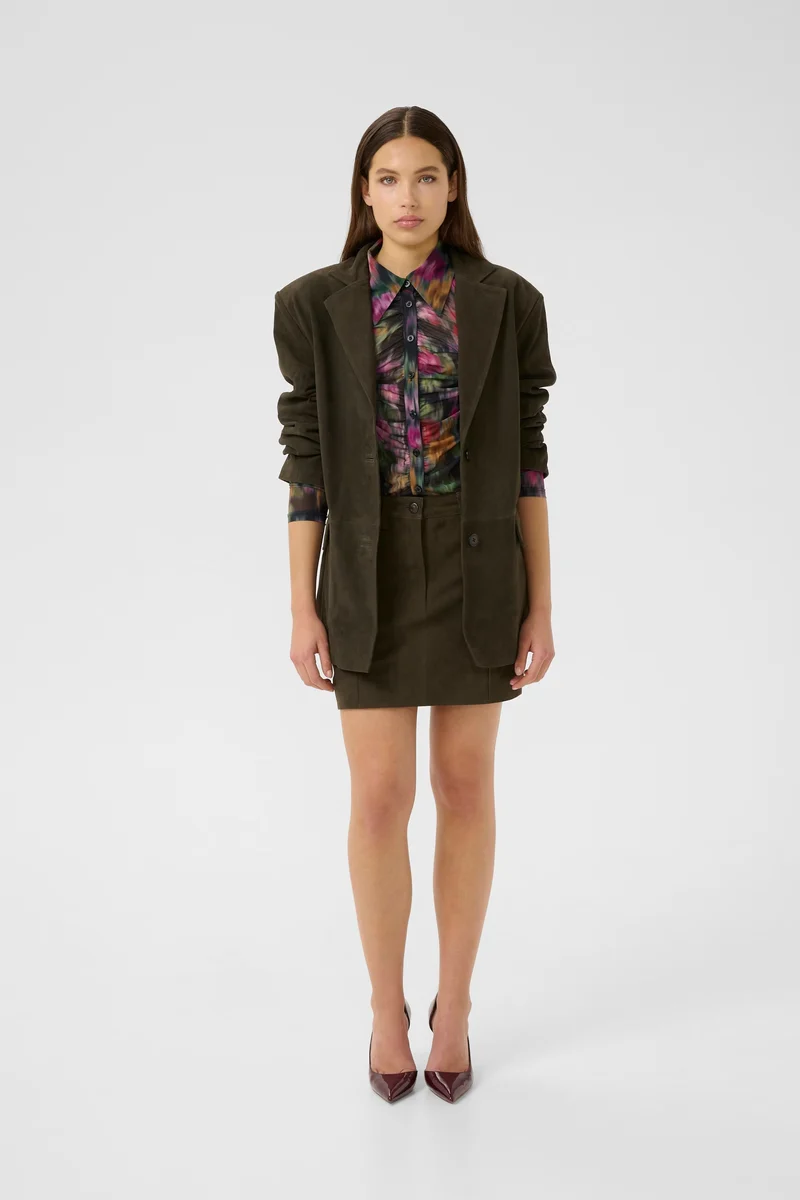Gestuz - Gzesme Skirt 10910679 - 108724 - Dark Crocodile