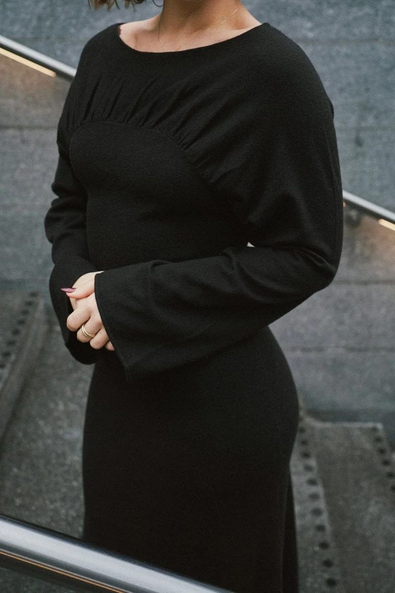 Neo Noir - Emerson Knit Dress 167046 - 100 - Black