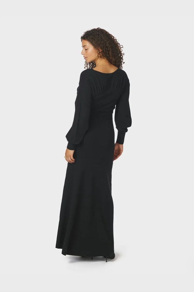 Neo Noir - Emerson Knit Dress 167046 - 100 - Black