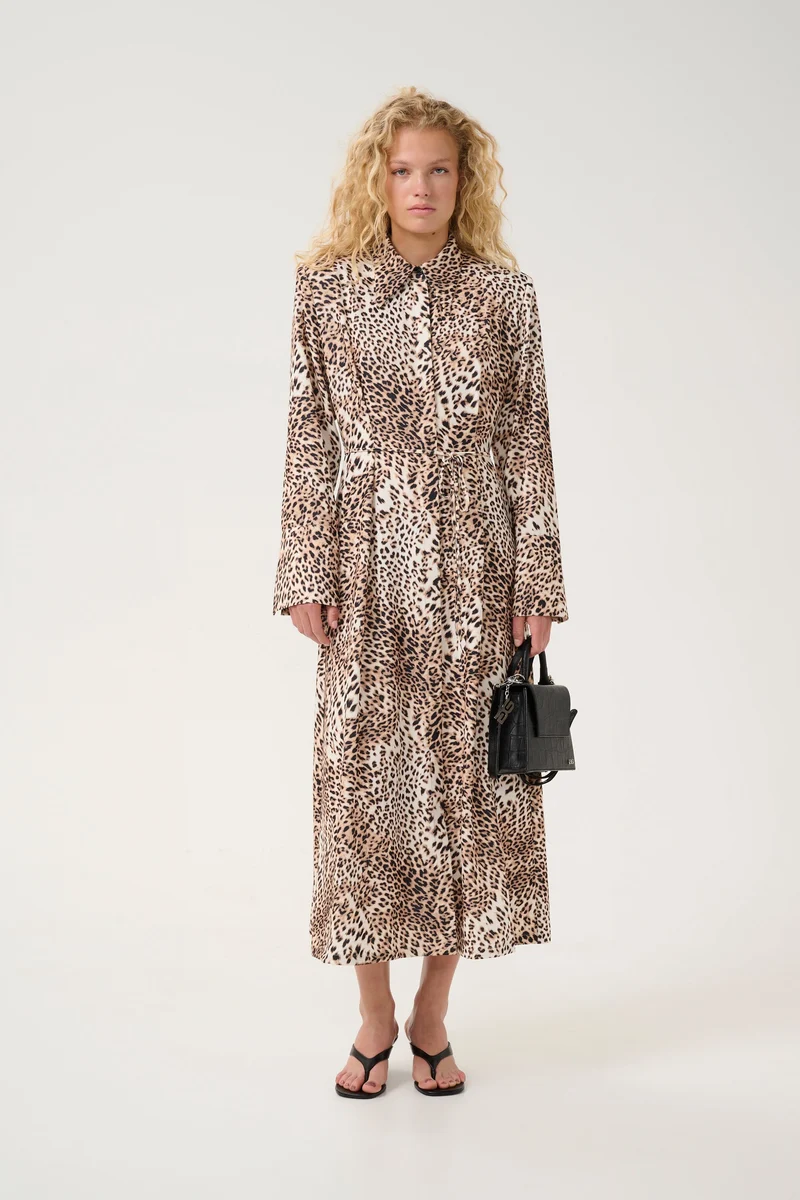 Gestuz - Gzmareen P Ls Dress - 107188 Light Leopard