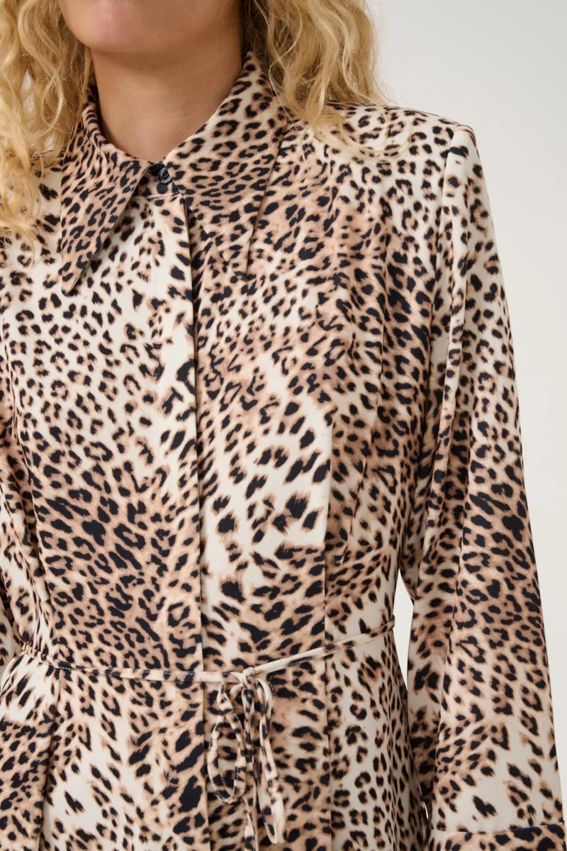 Gestuz - Gzmareen P Ls Dress - 107188 Light Leopard