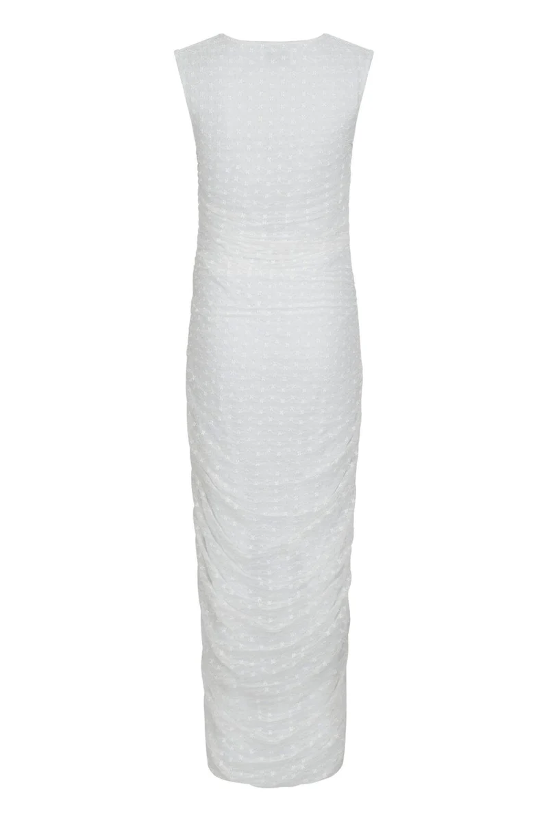 Neo Noir - Valinita Mesh Flower Dress 164904 - 120 - White