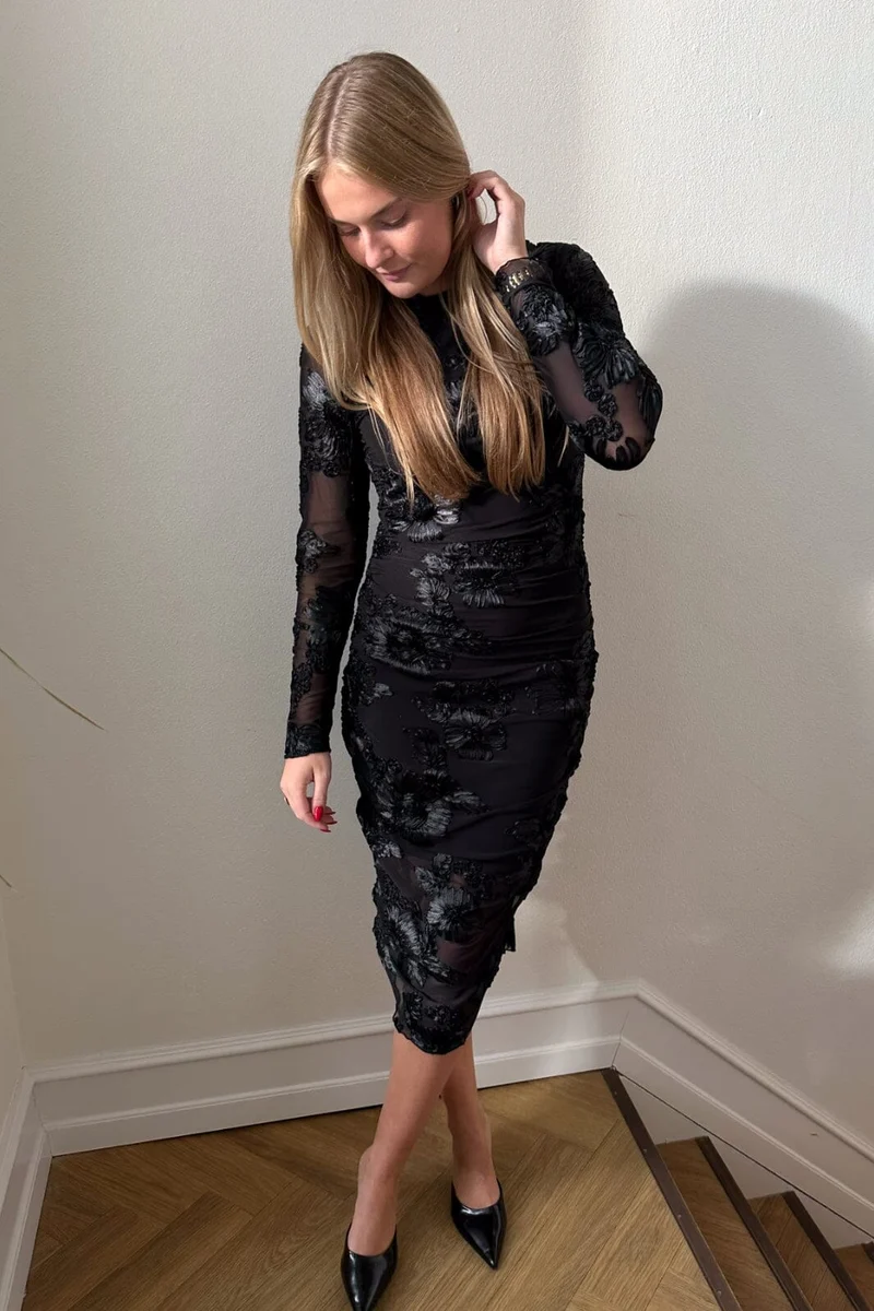 Noella - Lavinia L/S Dress 13500002 - 004 Black