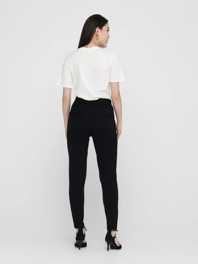 Only - Onlpoptrash Life Easy Col Pant - 2227452 Black