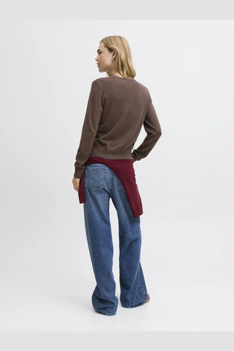 Jjxx - Jxlayla Comfy Ls Crew Neck Knit Ln - 4933790 Bracken