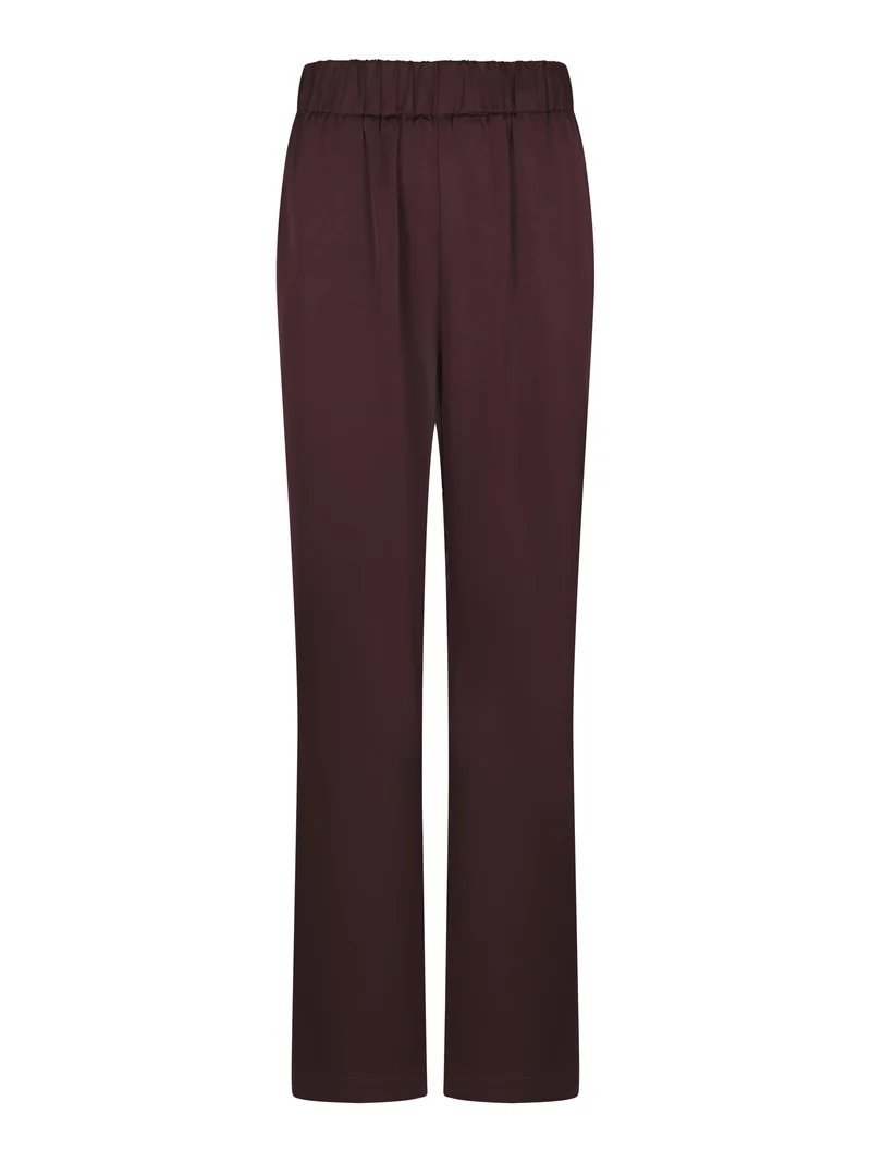 Valentin Studio - Comfy Pants Heavy Satin - Burgundy