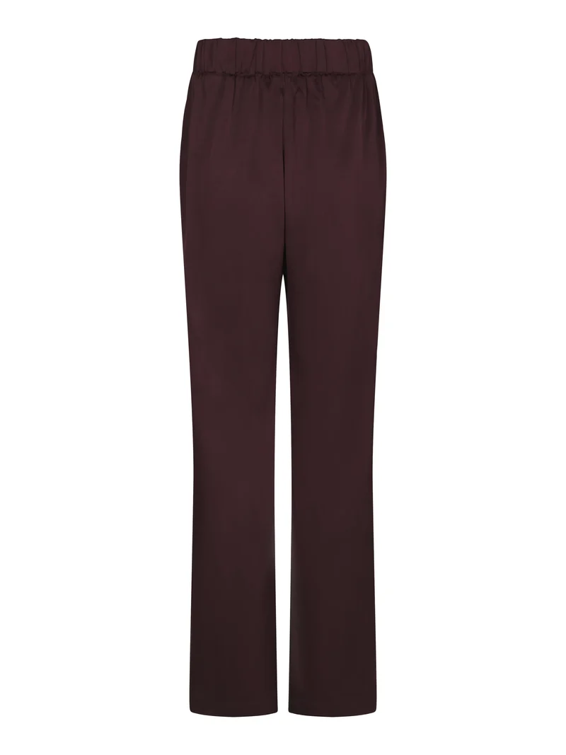 Valentin Studio - Comfy Pants Heavy Satin - Burgundy