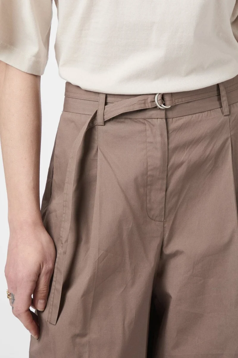 Neo Noir - Malba Poplin Pants 165795 - 306 - Dusty Brown