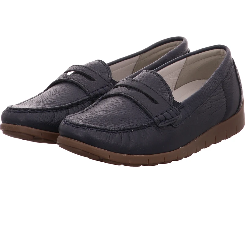 Waldläufer Slipper H-Lucy blau