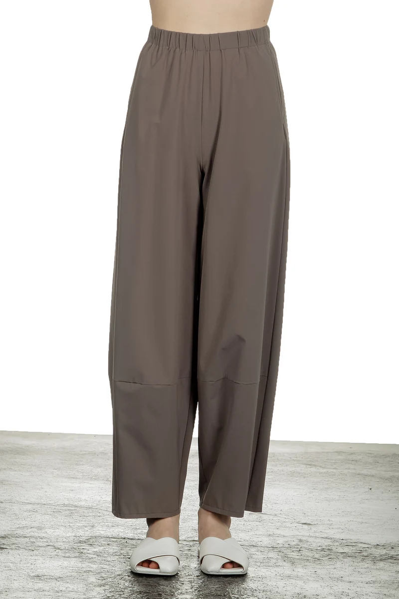 Katharina Hovman Damen Hose mit hohem Bund fango
