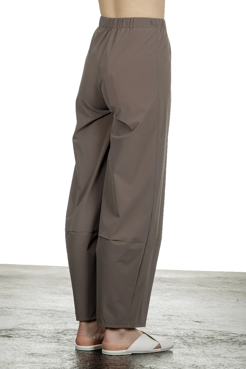 Katharina Hovman Damen Hose mit hohem Bund fango