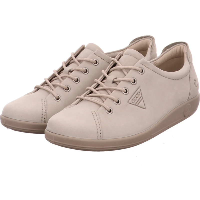 Ecco Schnürschuh SOFT 2.0 beige