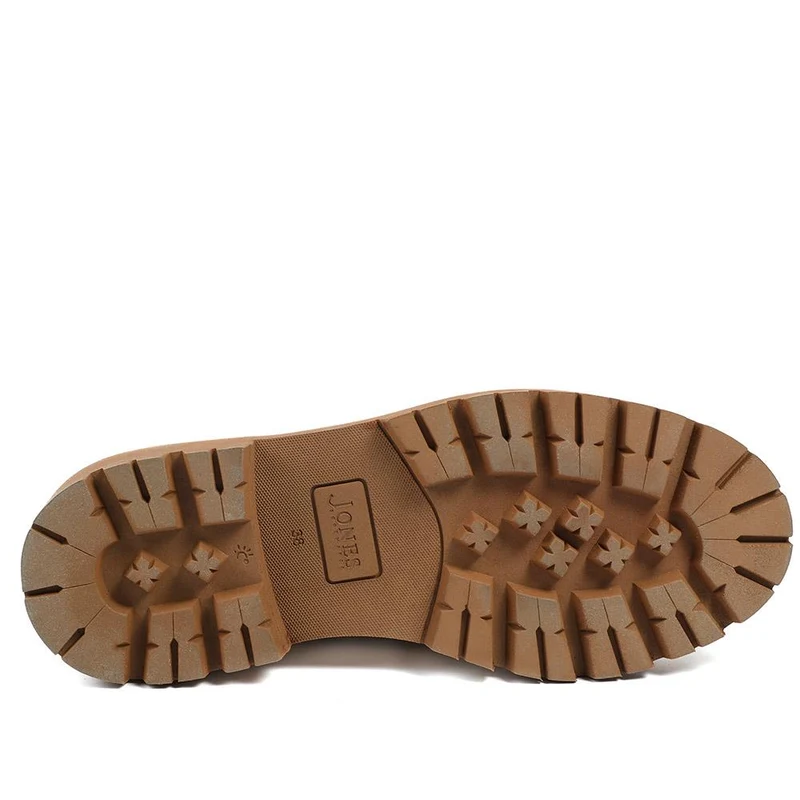Perdita Leather Platform Moccasins - PERDITA / 328 592 - Beige