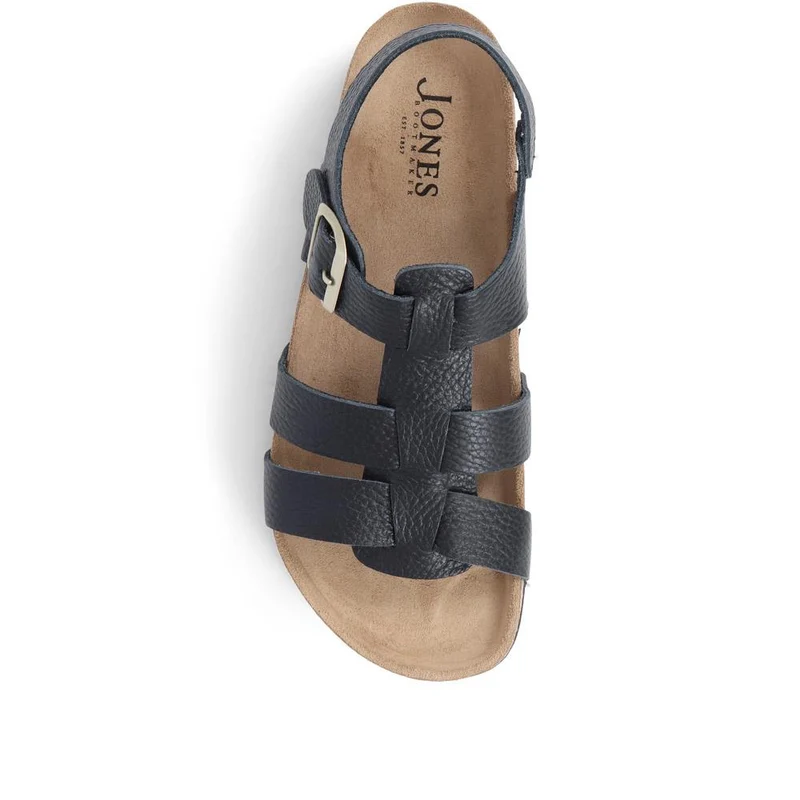 Jean Leather Sandals - JEAN / 325 289 - Black