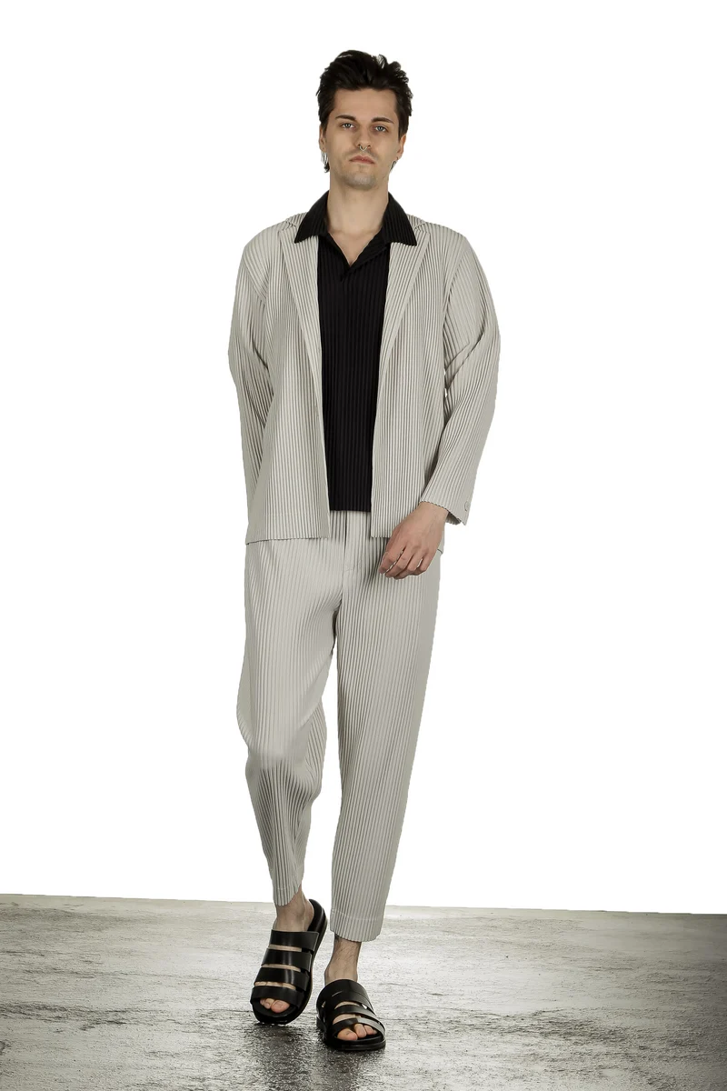 Homme Plissé Issey Miyake Herren Sakko beige