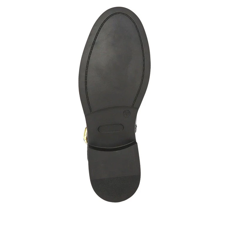 Elisha Leather Long Boots - ELISHA / 326 063 - Black