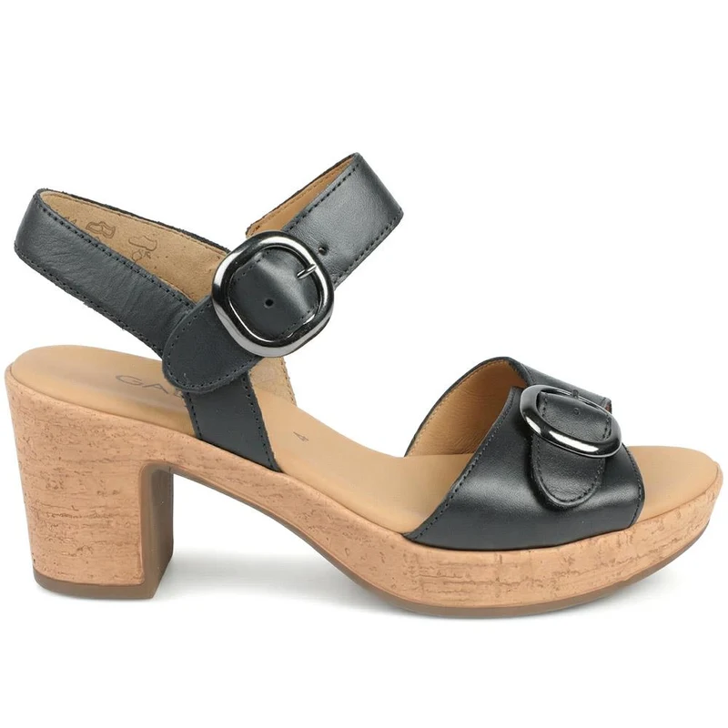 Fantastica Gabor Wedge Sandals - GAB37513 / 323 531 - Black
