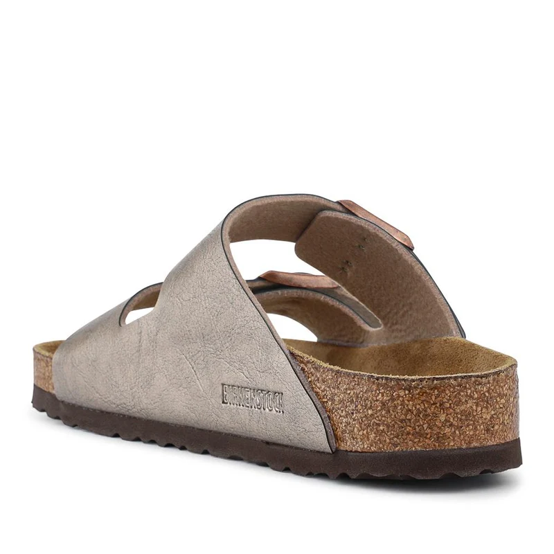 Arizona Dual Strap Sandals - BIRK37016 / 324 055 - Metallic Beige
