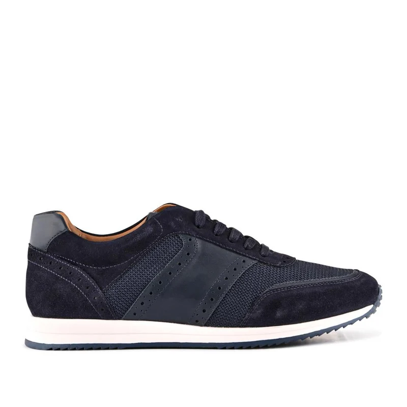 Sergio Lace-Up Leather Trainers - SERGIO / 328 071