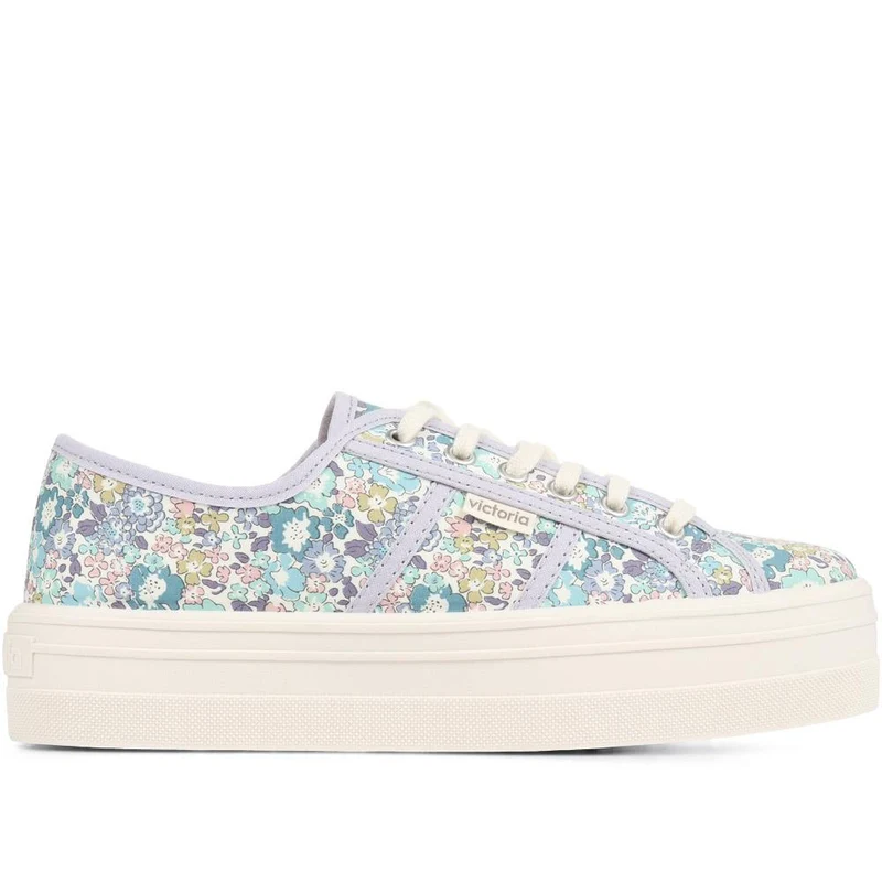 Barcelona Liberty Print Platform Trainers - FASHE35503 / 321 484
