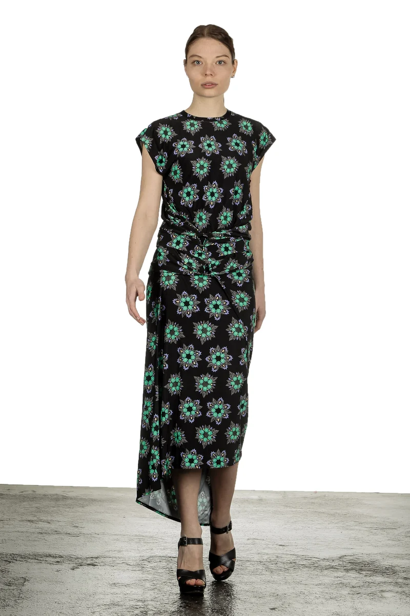 Paco Rabanne Damen Top mit floralem Print mehrfarbig