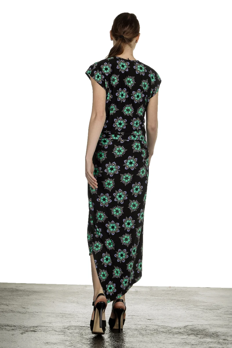 Paco Rabanne Damen Top mit floralem Print mehrfarbig