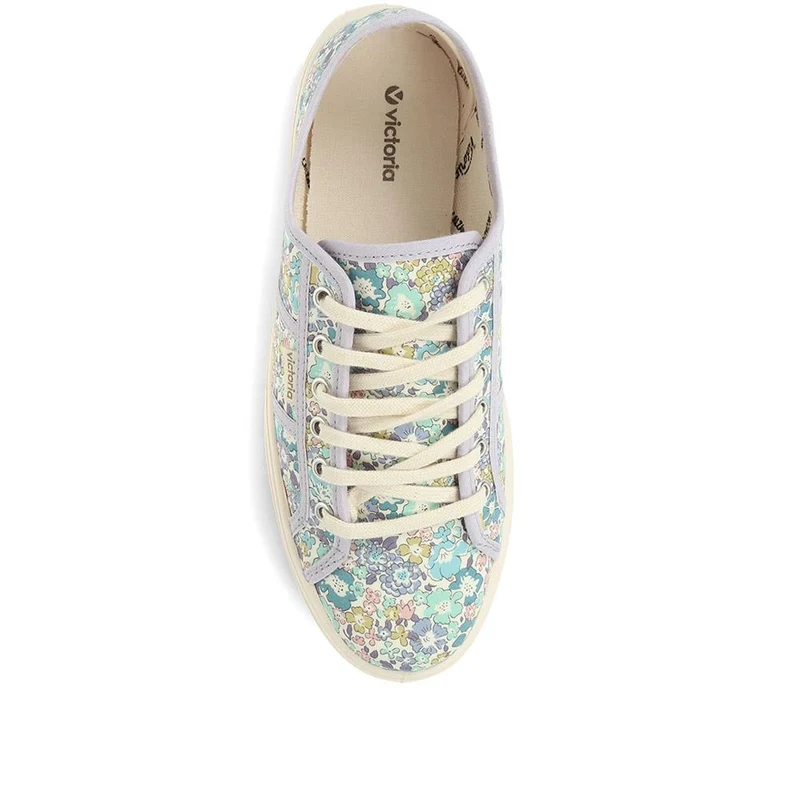 Barcelona Liberty Print Platform Trainers - FASHE35503 / 321 484 - Lilac