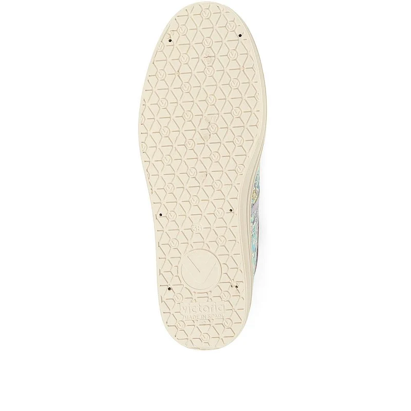 Barcelona Liberty Print Platform Trainers - FASHE35503 / 321 484 - Lilac