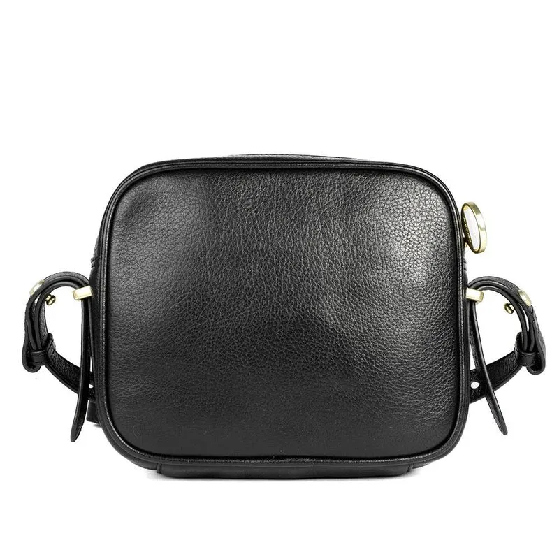 Barbour Daphne Leather Crossbody Bag - BARBR42042 / 328 033 - Black