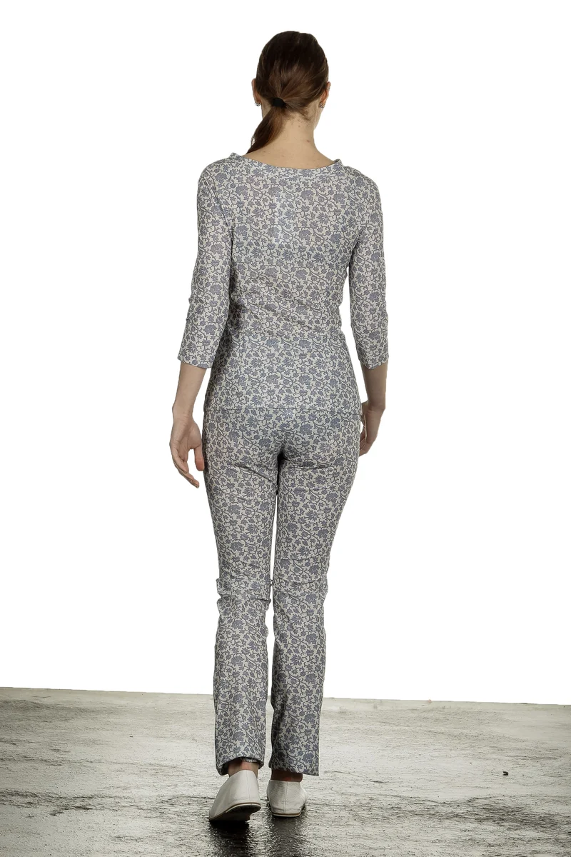 Schella Kann 2 Damen Langarmshirt mit Print mehrfarbig