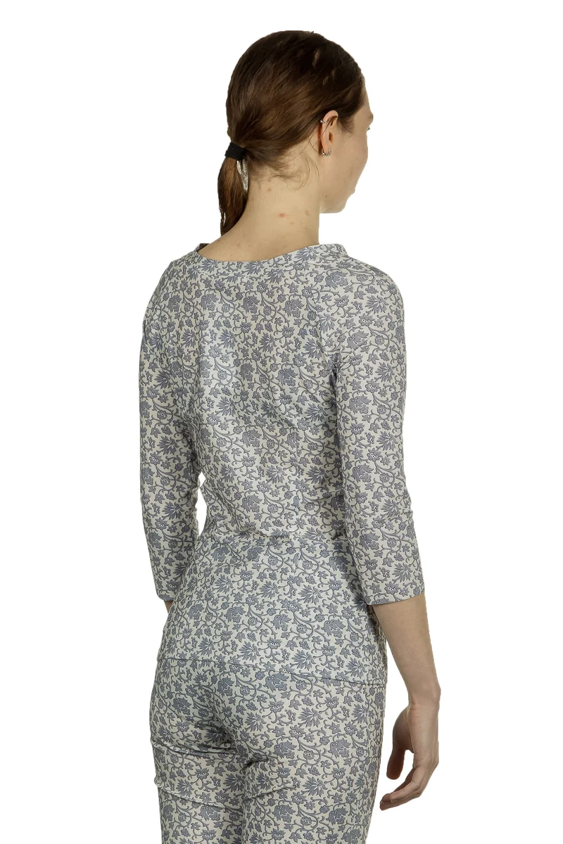 Schella Kann 2 Damen Langarmshirt mit Print mehrfarbig