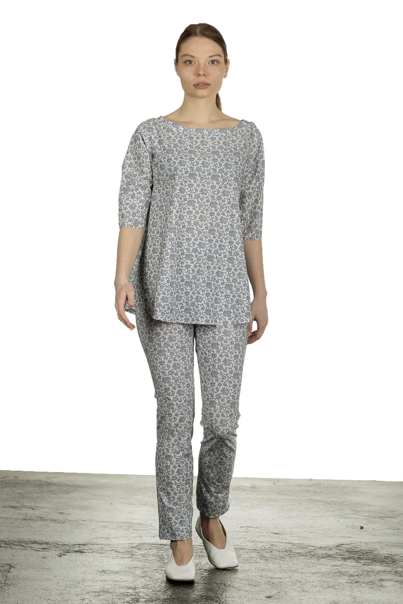 Schella Kann 2 Damen Langarmshirt mit Print mehrfarbig