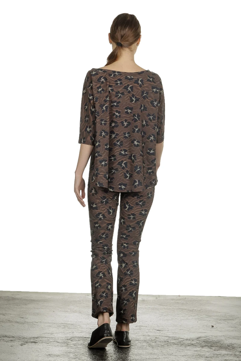 Schella Kann 2 Damen Hose mit Print mehrfarbig