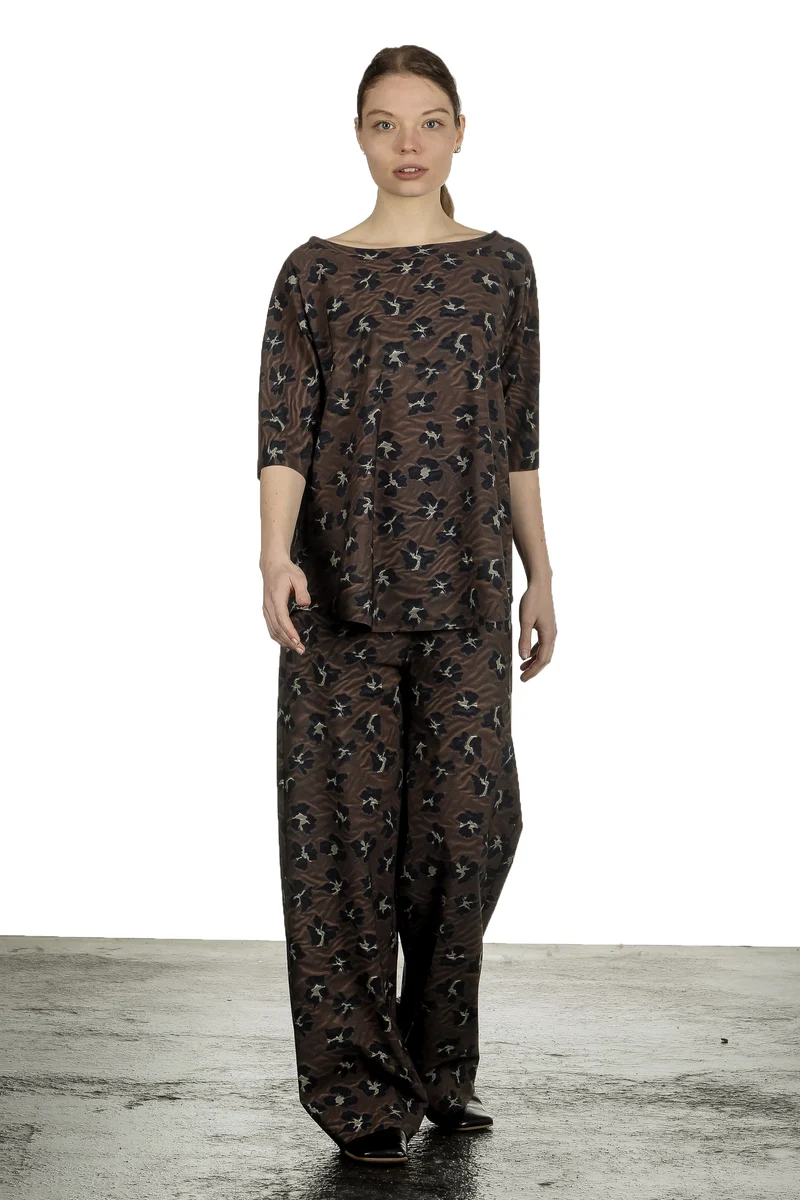Schella Kann 2 Damen Langarmshirt mit Print mehrfarbig