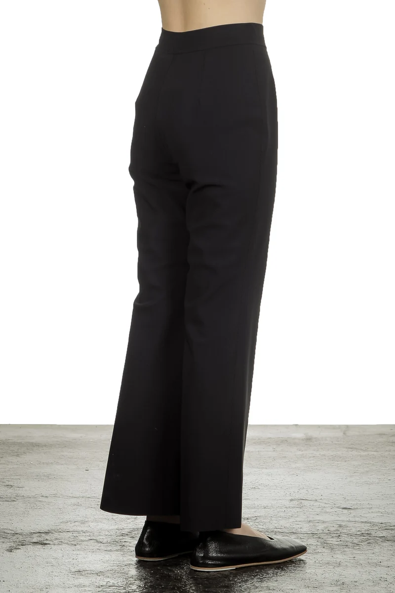 Schella Kann 2 Damen Hose mit weitem Schlag schwarz