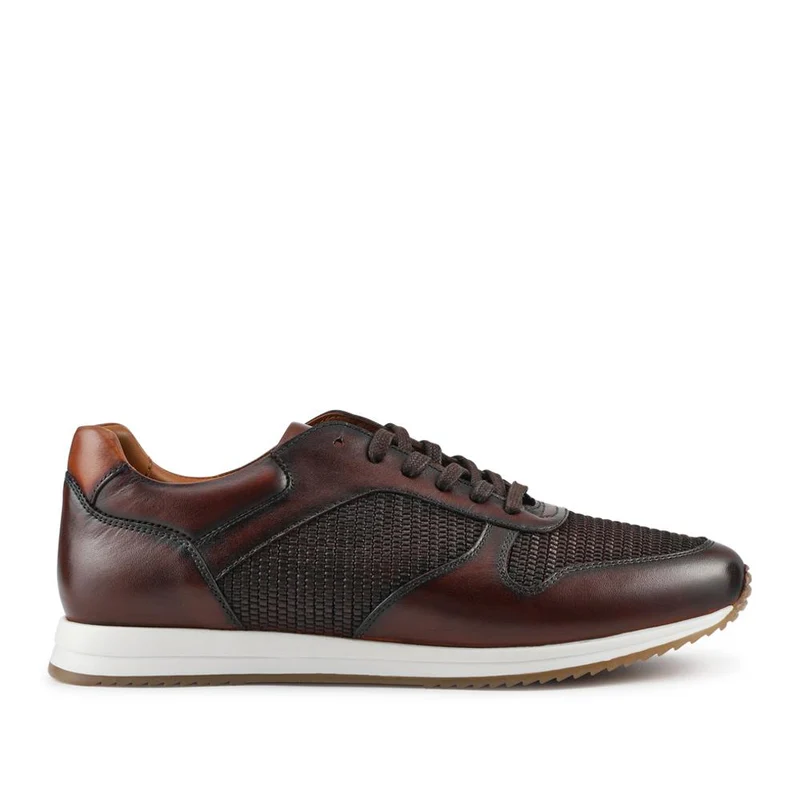 St Louis Casual Leather Lace Up Trainers - STLOUIS / 328 814