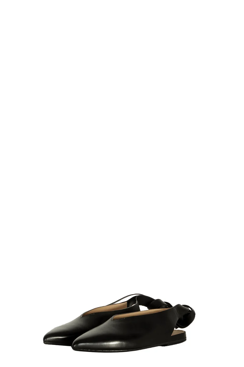 Marsèll Damen Slingback-Sandalen aus Leder schwarz