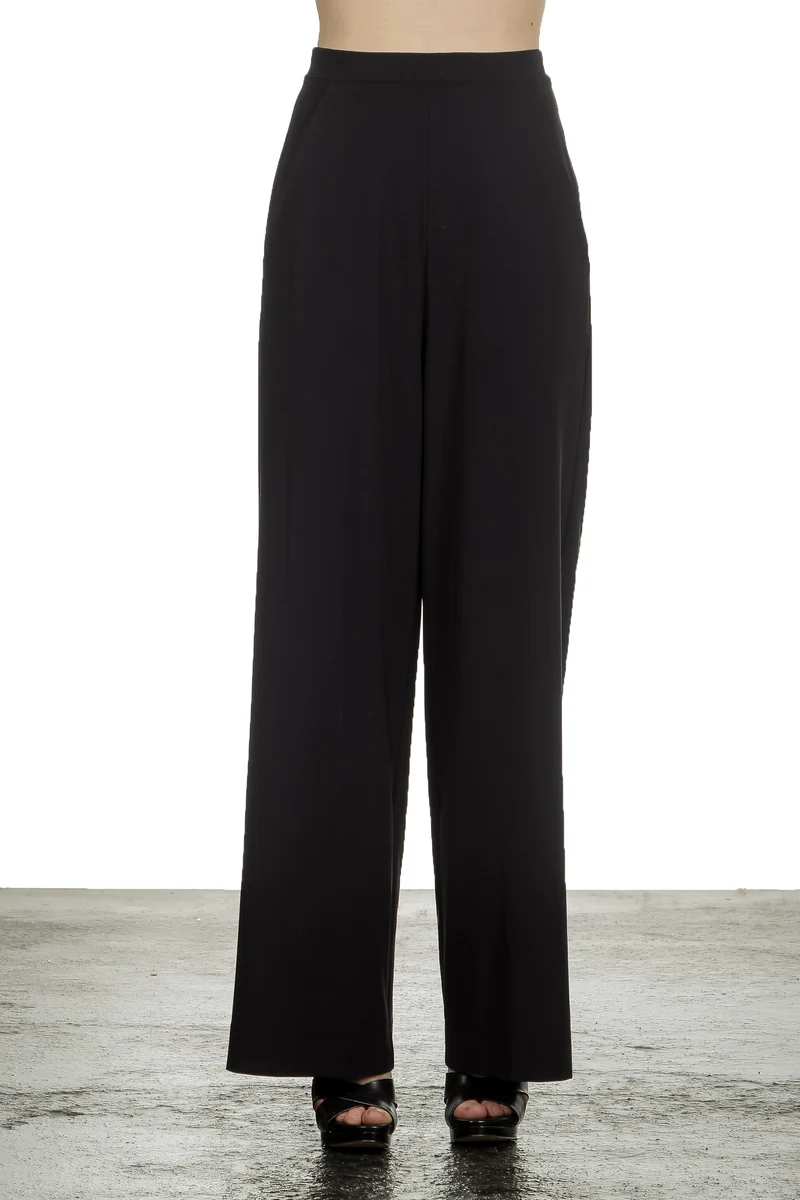 Schella Kann 2 Damen Hose mit weitem Bein schwarz