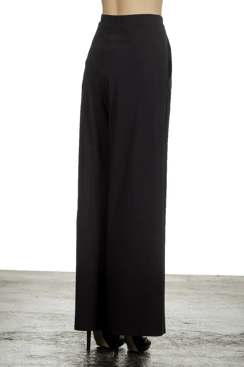 Schella Kann 2 Damen Hose mit weitem Bein schwarz