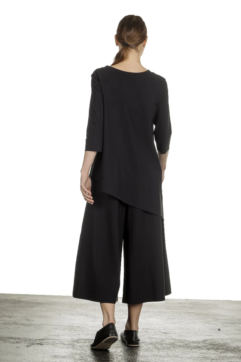 Schella Kann 2 Damen Culotte Hose schwarz