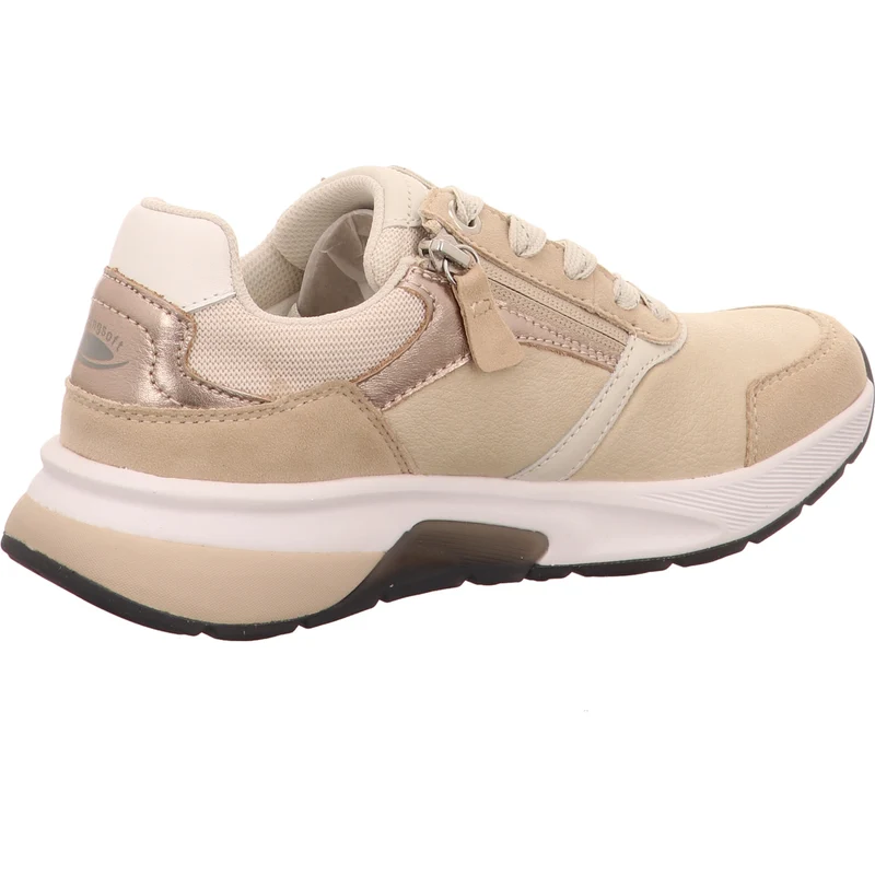 Gabor Schnürschuh Rollingsoft 86.847.33 beige-kombi.