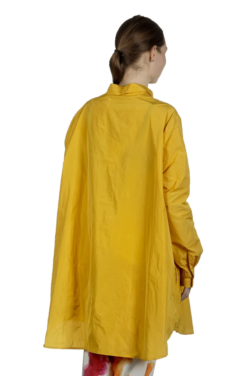 Katharina Hovman Damen Oversized Hemdbluse gelb