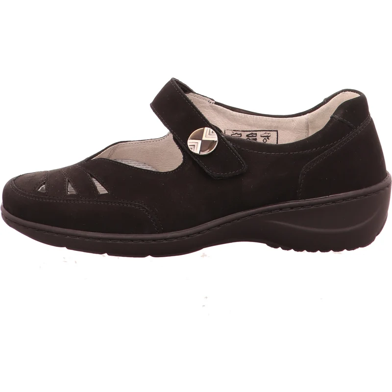 Waldläufer Slipper Kya schwarz