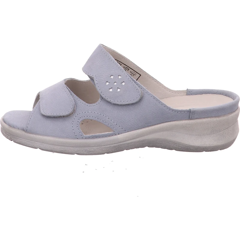 Waldläufer Pantolette Merle hellblau