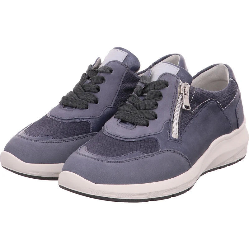 Waldläufer Schnürschuh M-Tonia blau