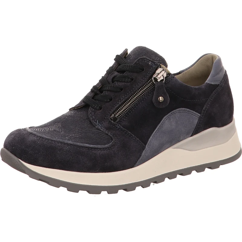 Waldläufer Schnürschuh Hiroko blau