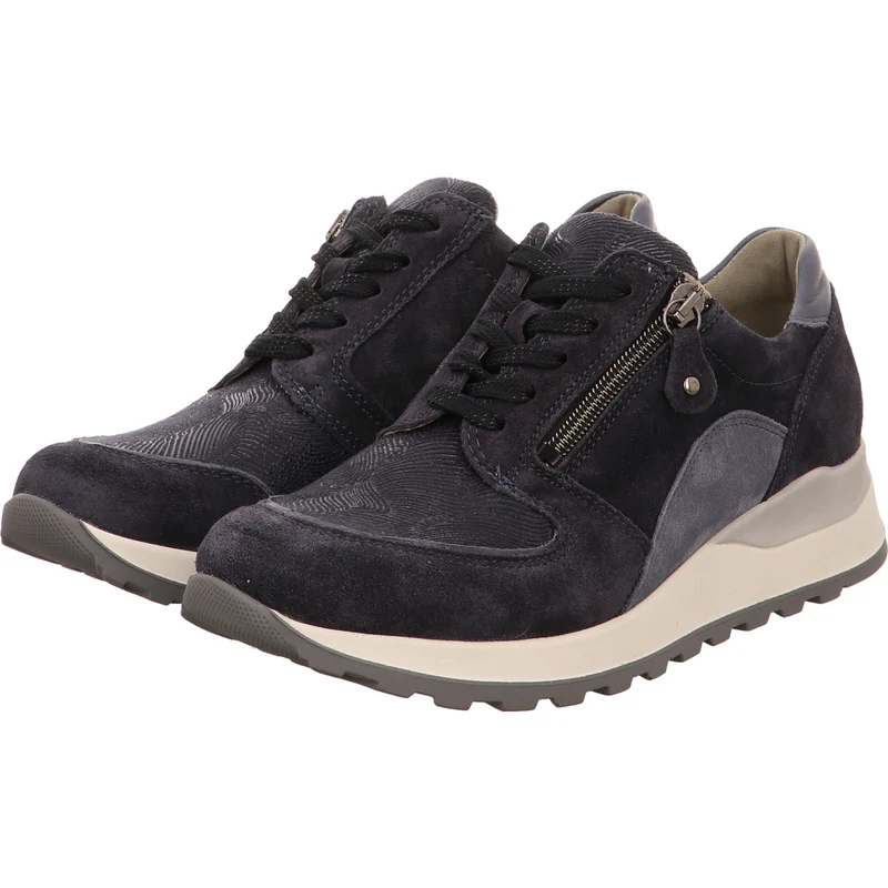 Waldläufer Schnürschuh Hiroko blau