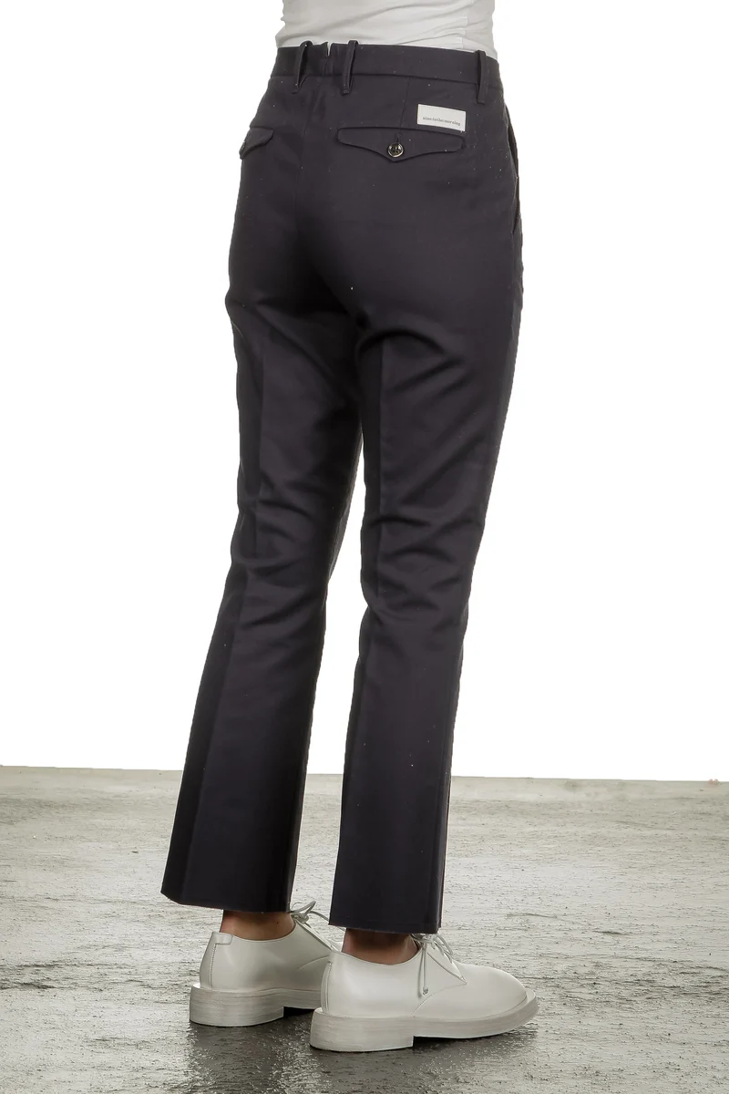 Nine In The Morning Damen Chino Hose dunkelblau