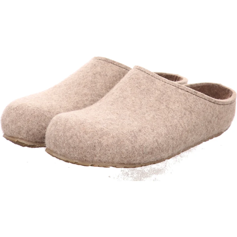 Haflinger Hausschuh Michl beige