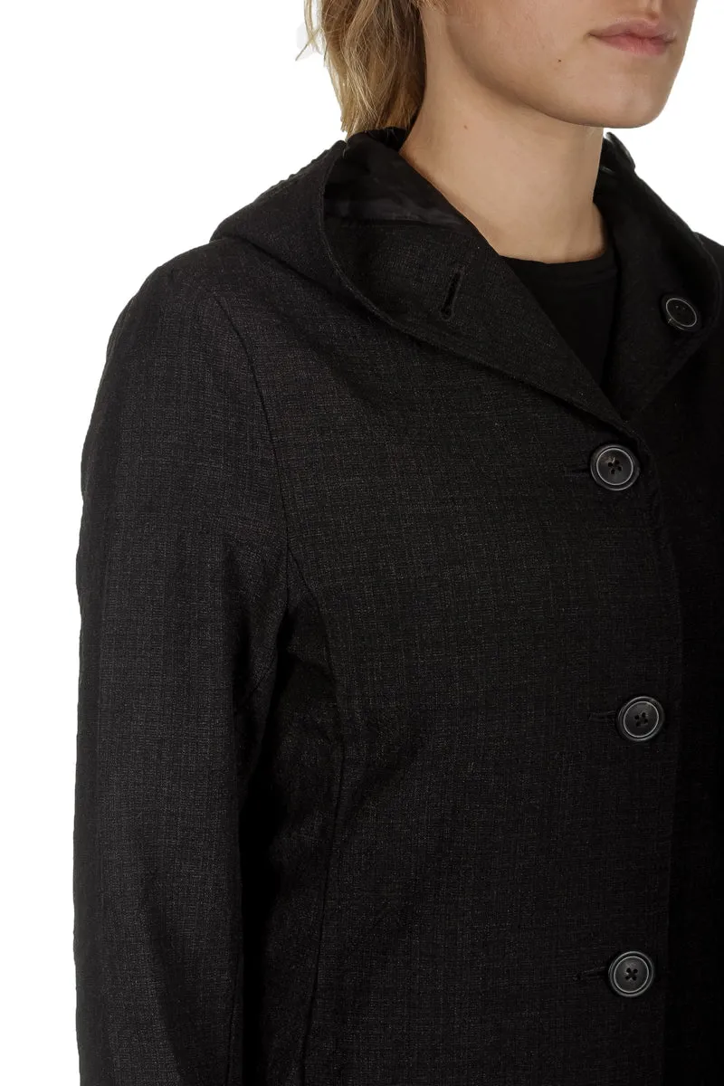 Rundholz Damen 2-in-1 Gehrock Avantgarde schwarz